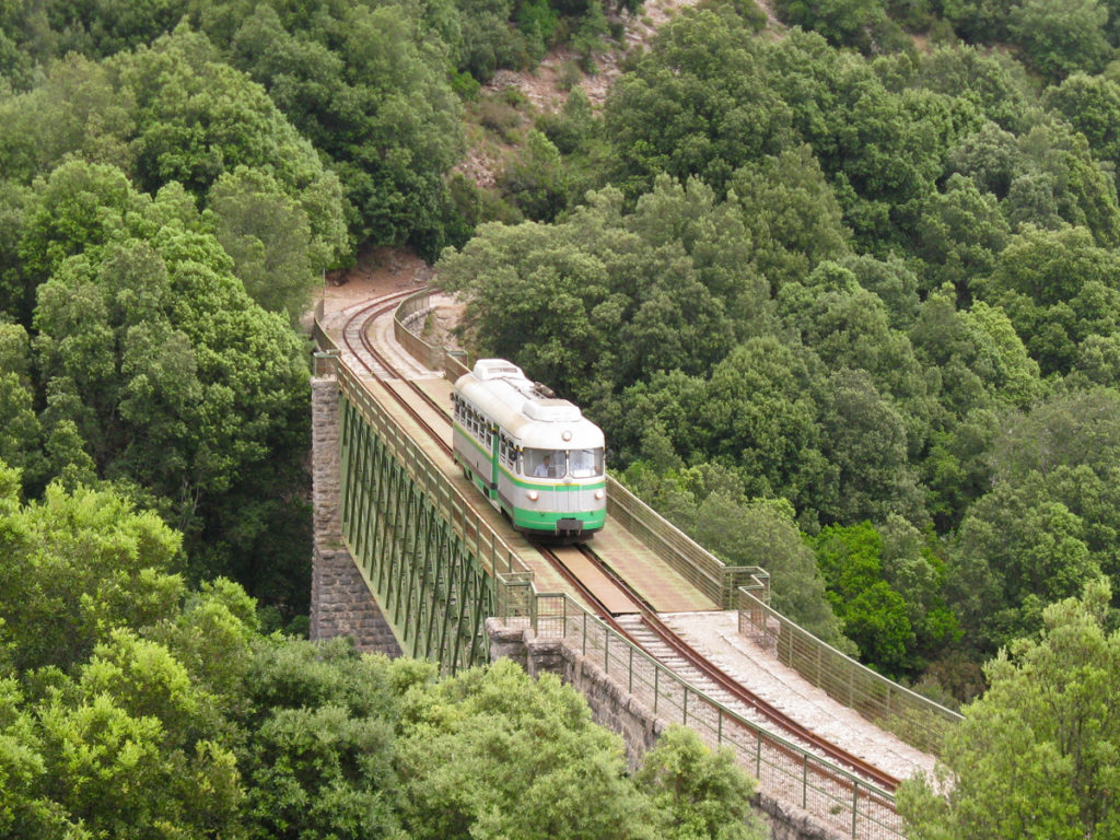 Ponte di San Girolamo. Trenino Verde Mandas-Arbatax