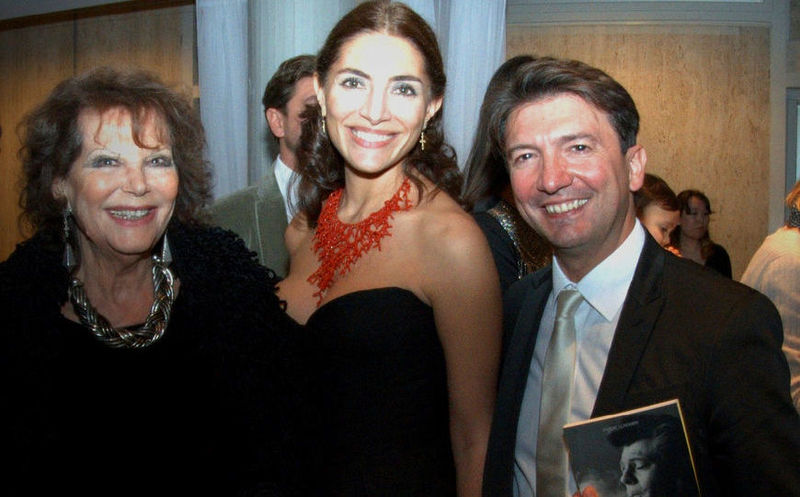 Caterina Murino, Claudia Cardinale e Cristian Marcia
