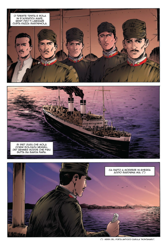 “Dimonios - La leggenda della Brigata Sassari” © Centro Internazionale del Fumetto