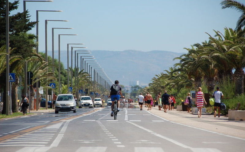 Piste ciclabili al Poetto