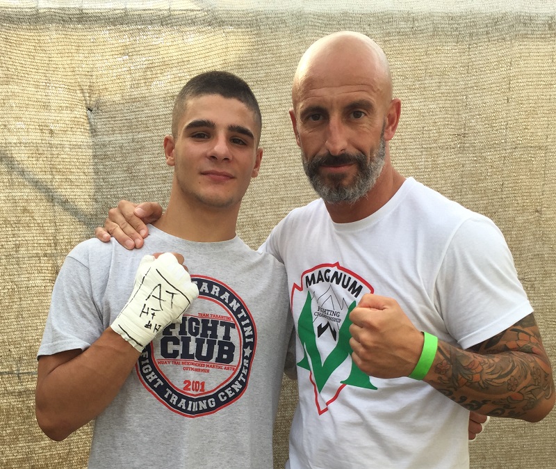 Alessandro Cuccuru con Angelo Tarantini