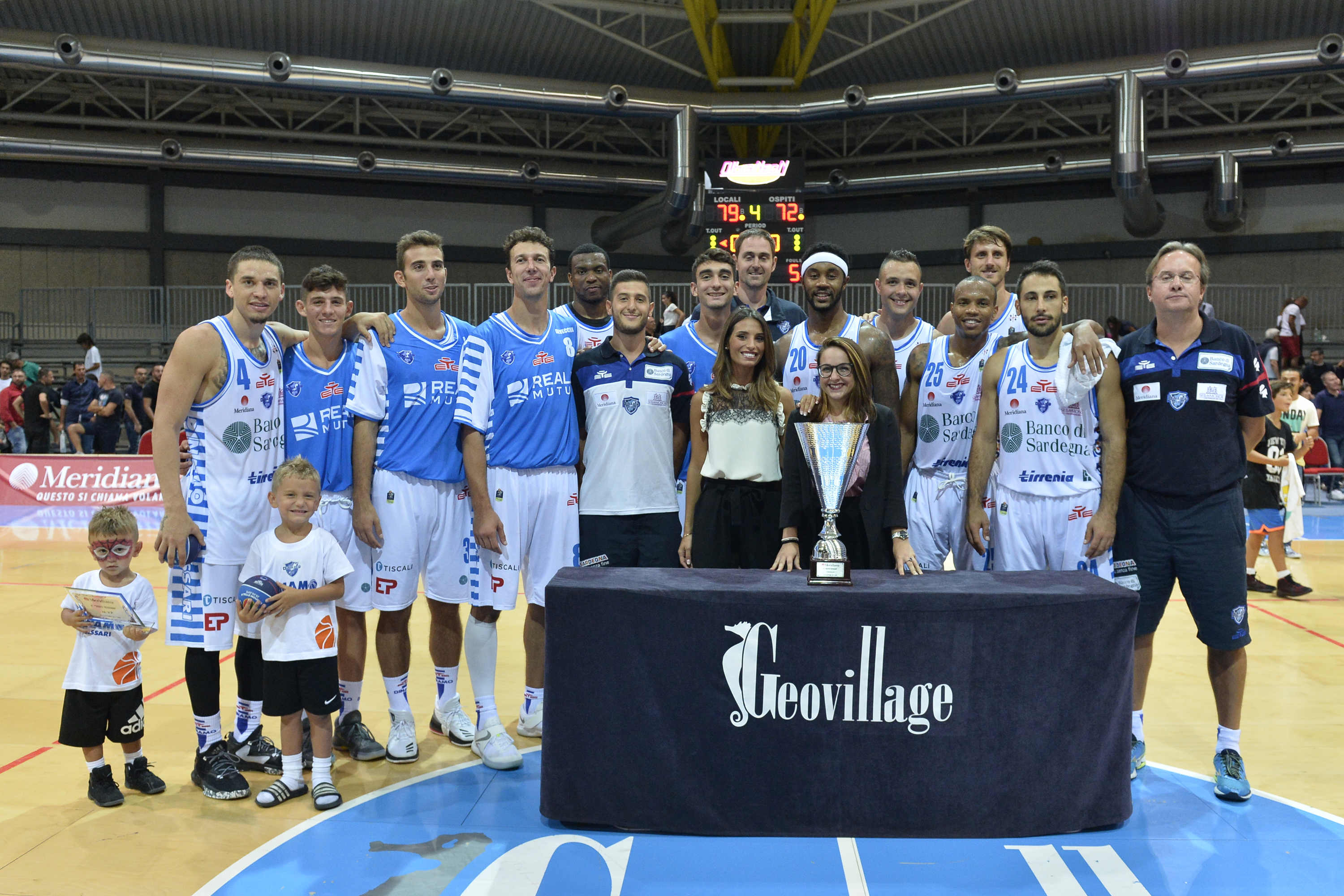 OLBIA 02 SETTEMBRE 2017
Precampionato Torneo Meridiana
Banco di Sardegna Dinamo Sassari - Sidigas Scandone Avellino
NELLA FOTO Team Banco di Sardegna Dinamo Sassari Premiazione
FOTO CIAMILLO - Luigi Canu