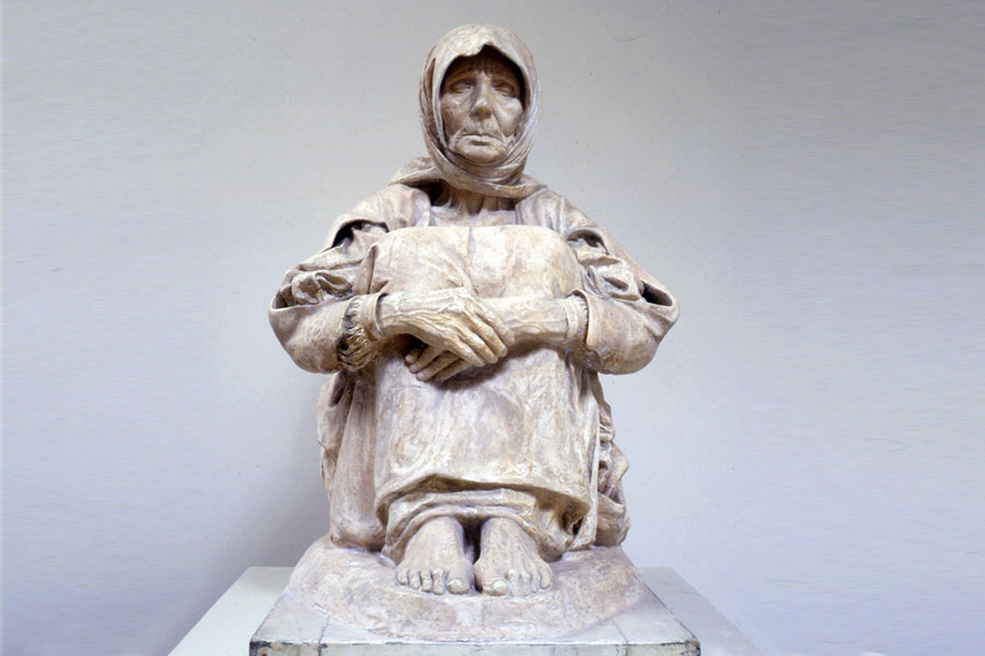 La madre dell'ucciso - F. Ciusa