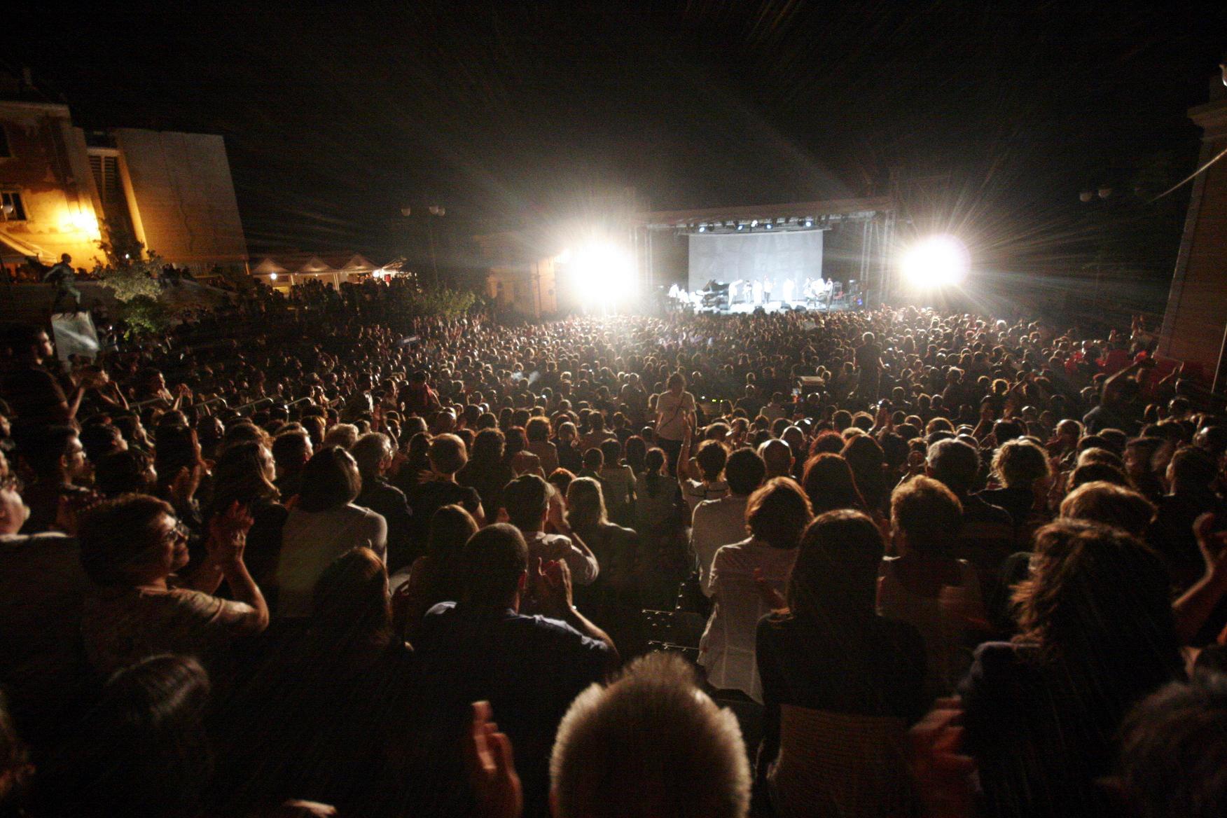Time in Jazz - Piazza del Popolo durante un concerto (foto Martino Luciano)