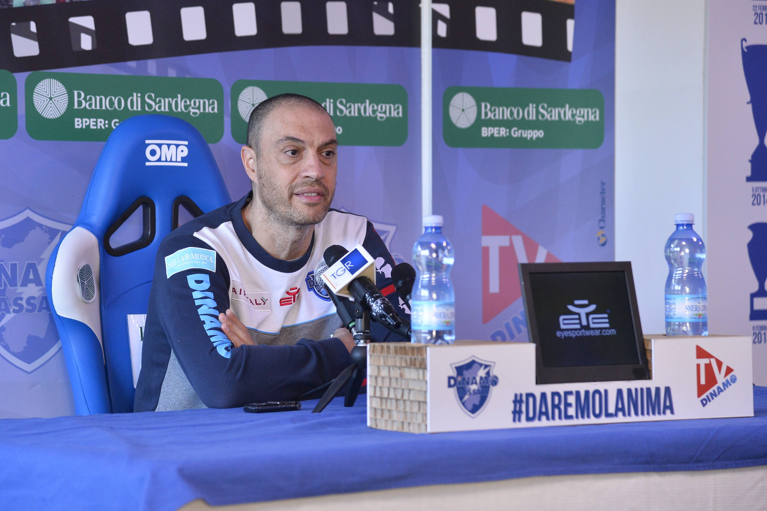 Conferenza Stampa Vincenzo Esposito Banco di Sardegna Dinamo Sassari
Sassari, 02/10/2018
Foto L.Canu / Ciamillo-Castoria