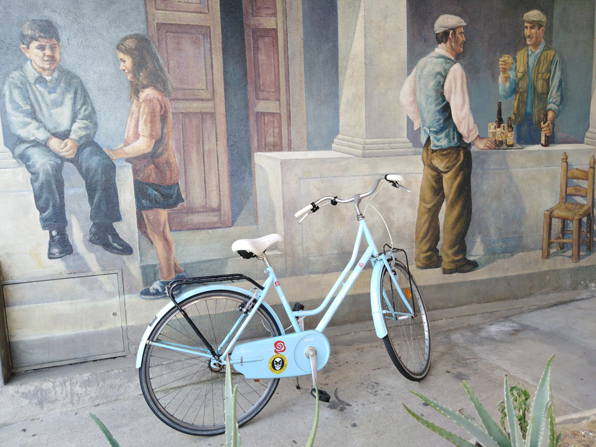 San Sperate, un murales di Angelo Pilloni