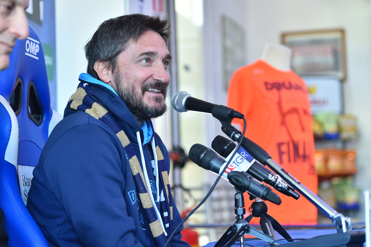 Presentazione Coach Giammarco Pozzecco
Banco di Sardegna Dinamo Sassari
LBA Serie A Postemobile 2018-2019
Sassari, 12/02/2019
Foto L.Canu / Ciamillo-Castoria
