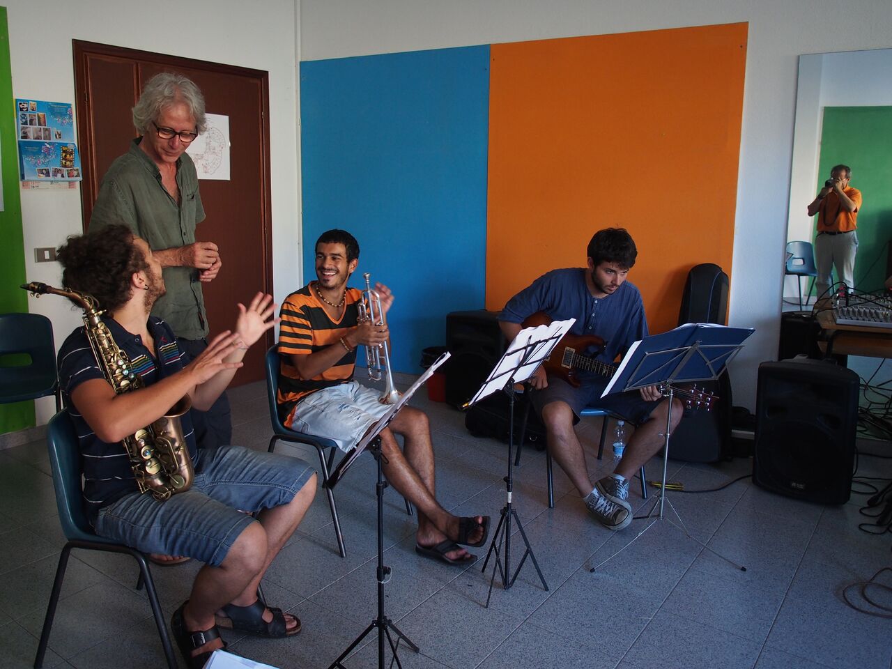 Seminari Nuoro Jazz 2015 - lezione con Paolino Dalla Porta