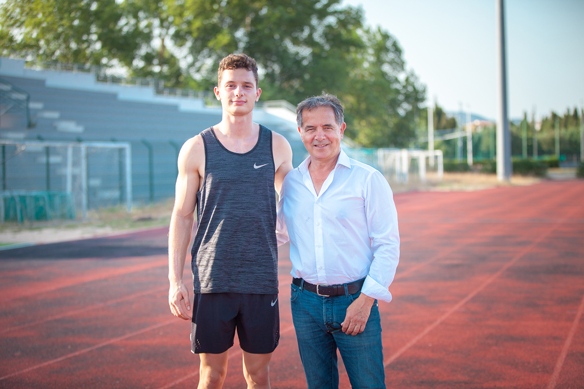 Filippo Tortu e Settimo Nizzi