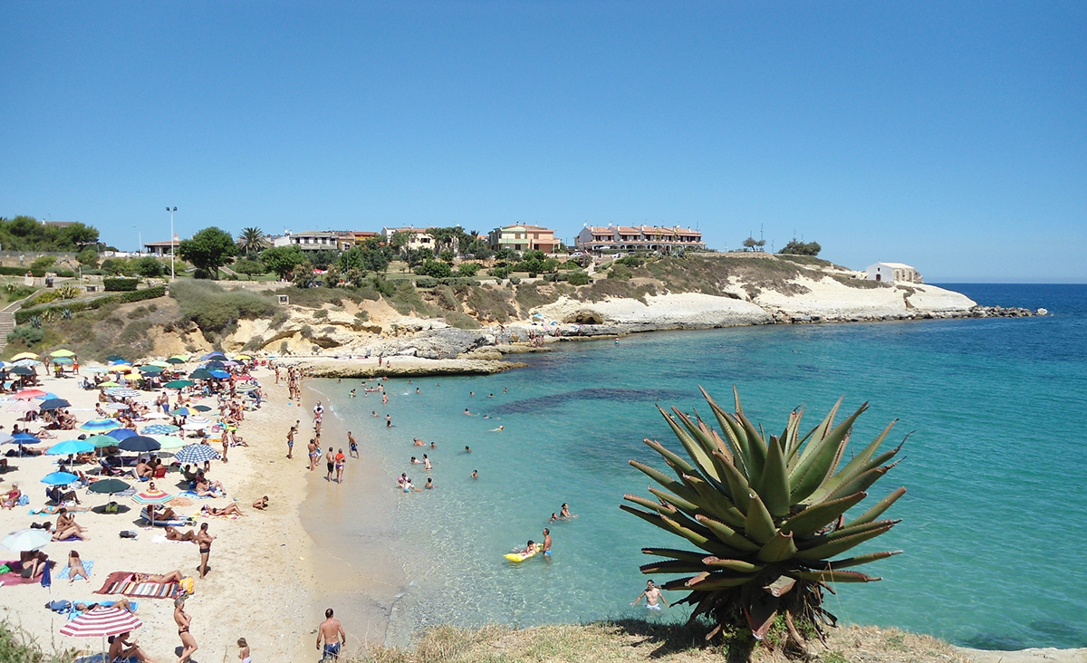 La spiaggia di Balai a Porto Torres