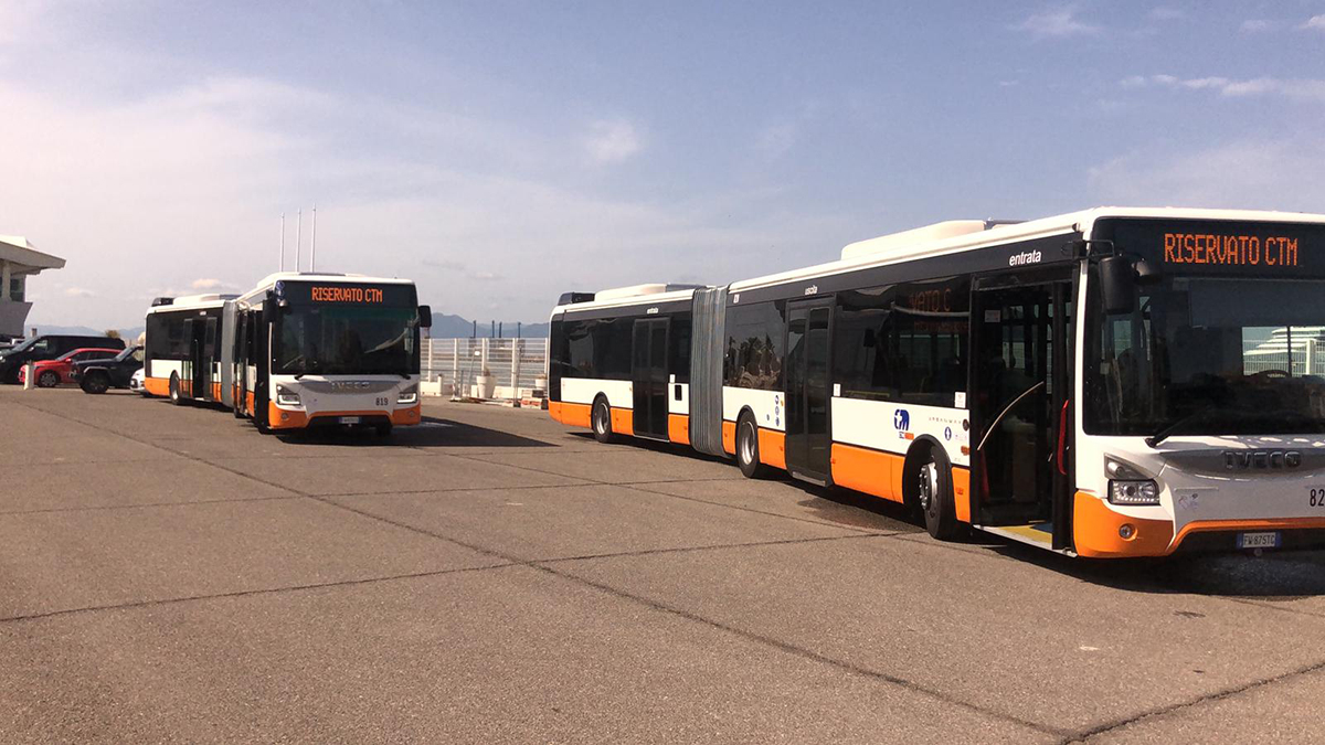 I nuovi autobus da 18 metri del CTM Cagliari