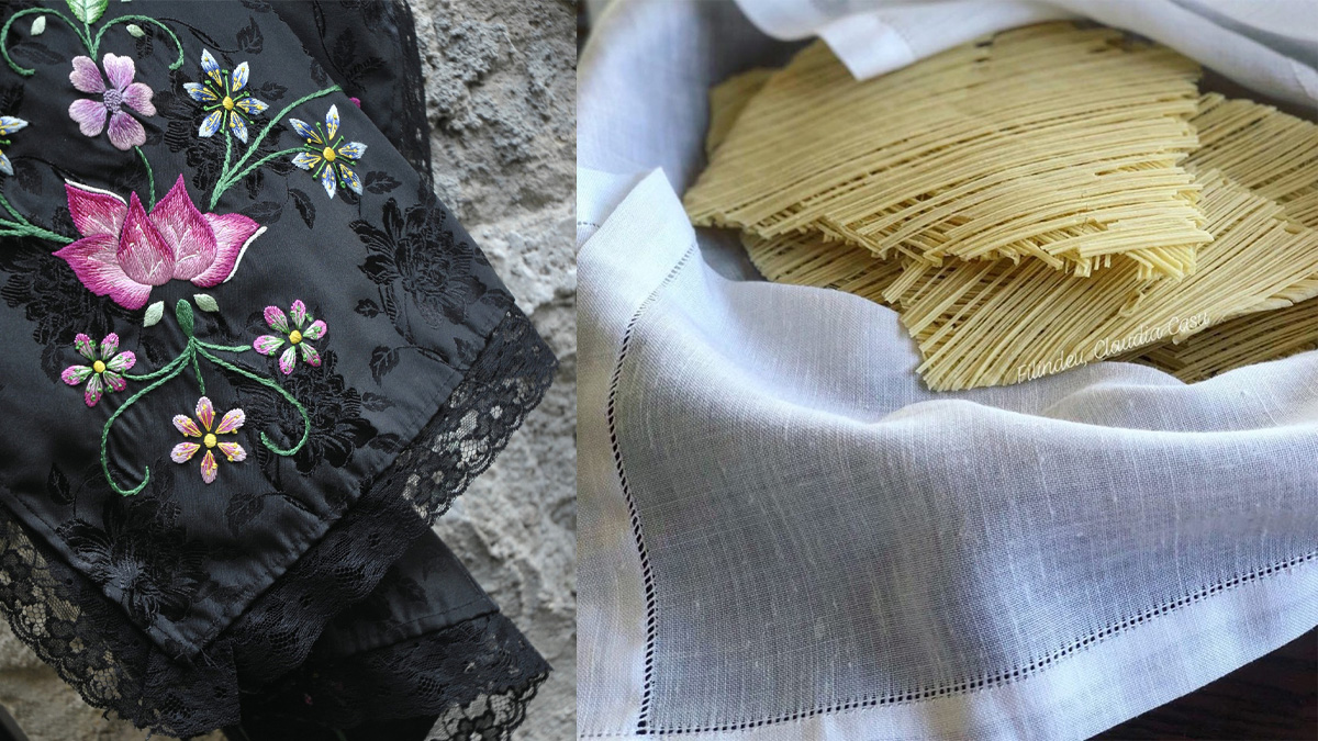 Filindeu Claudia Casu e ricamo Maria Grazia Saba