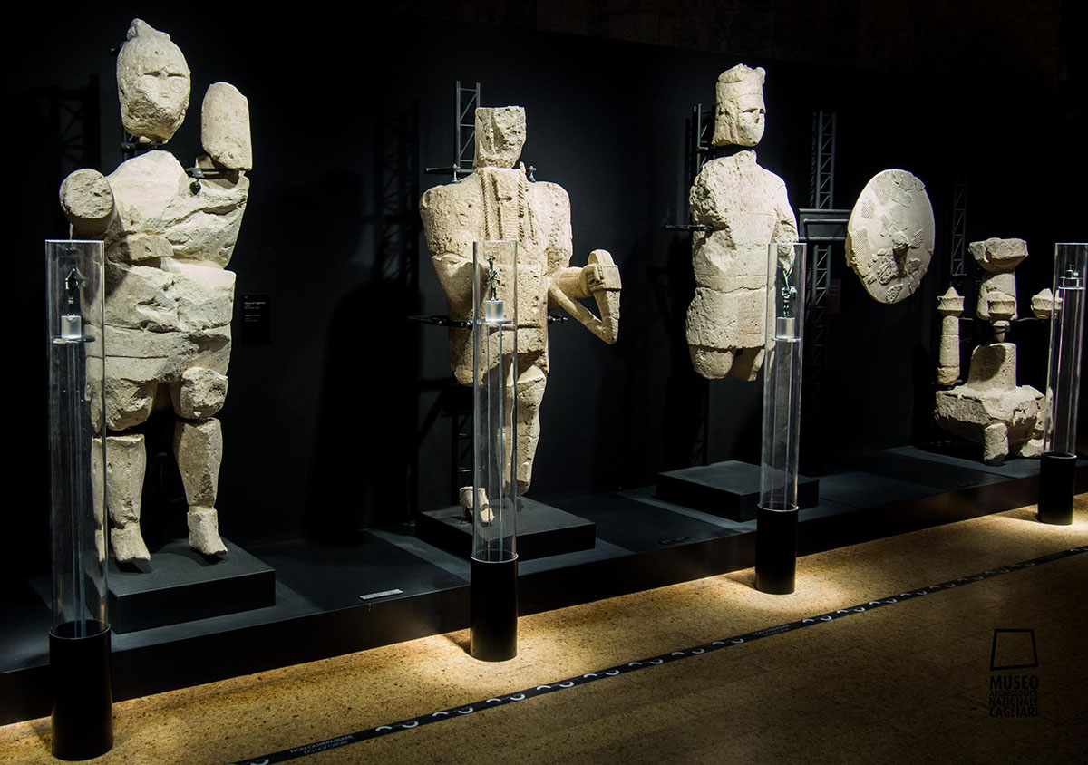 I Giganti Monte Prama al Museo Archeologico di Cagliari