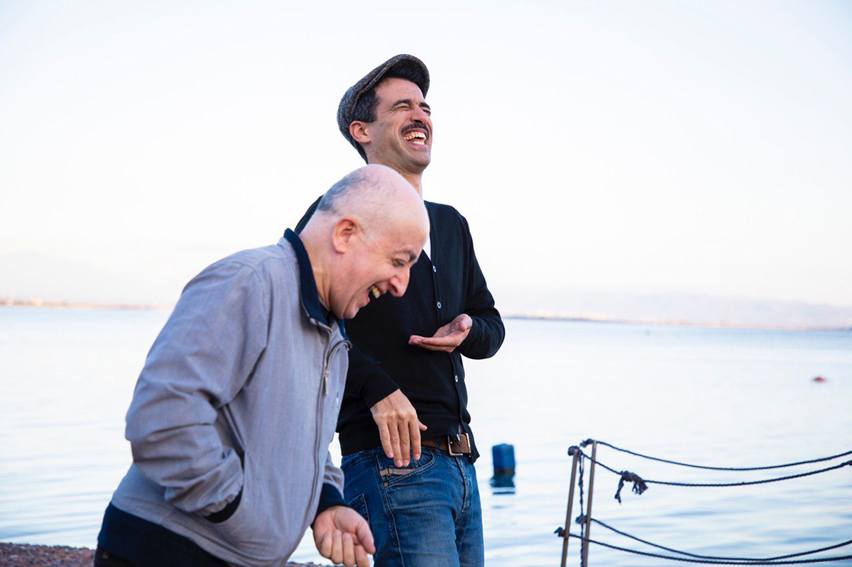 Jacopo Cullin con Gabriele Cossu. ? Giulia Camba