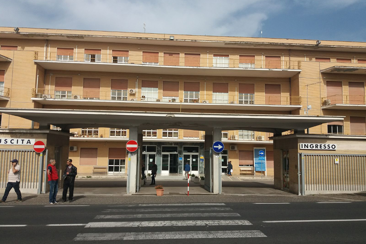AOU Sassari. L'ingresso della Clinica di San Camillo