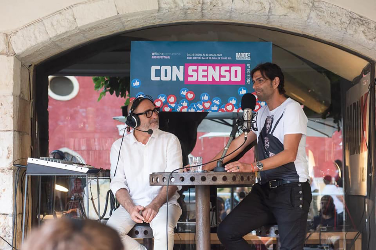 Dandy Massa Ic e Sergio Benoni Radio X -  Foto Marcello Coiana