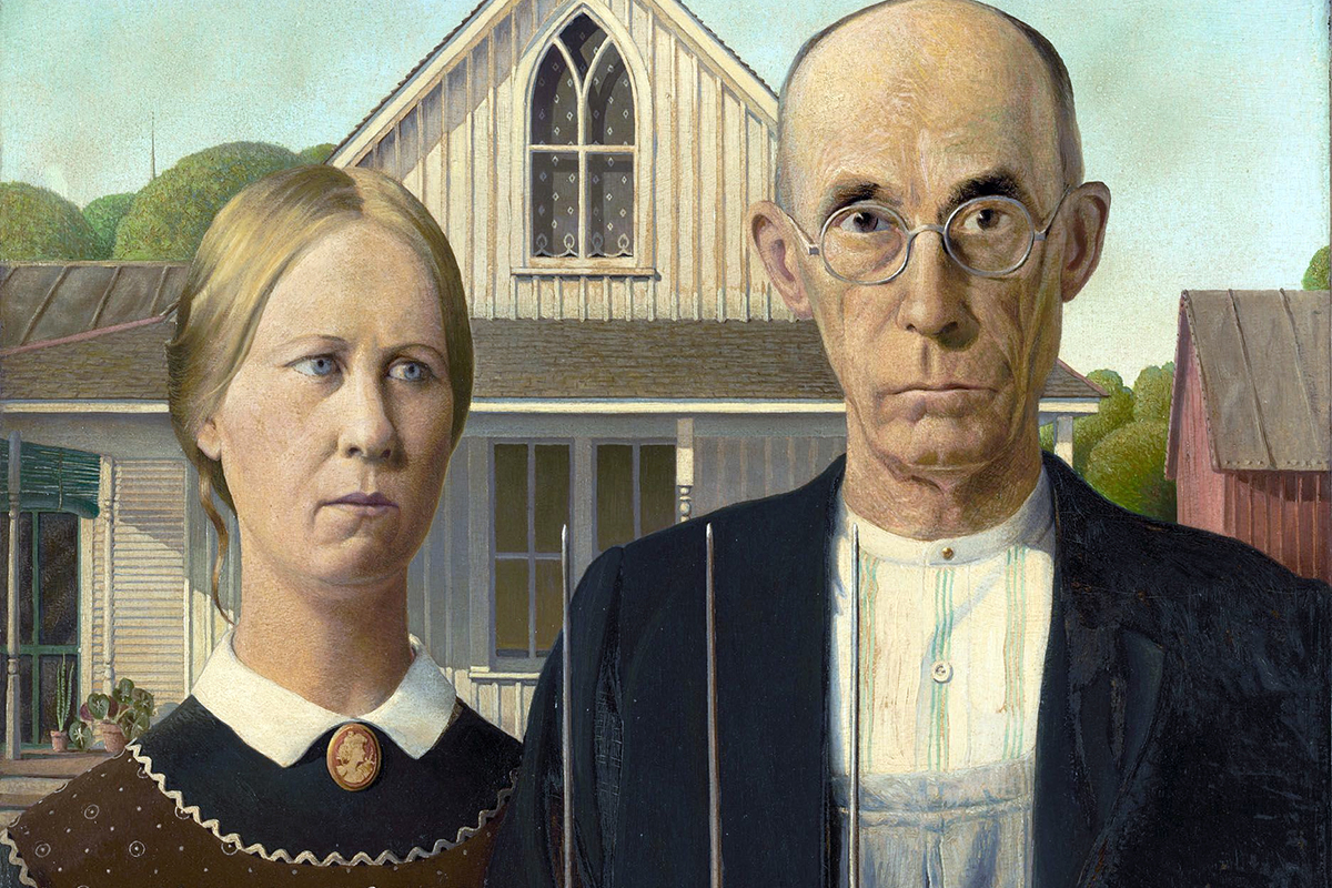 "American Gothic", Grant Wood