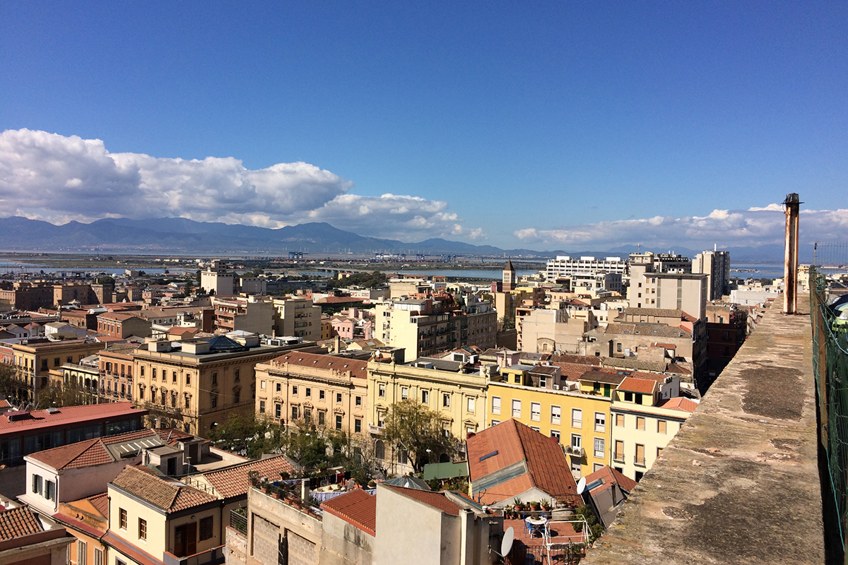 Una veduta di Cagliari