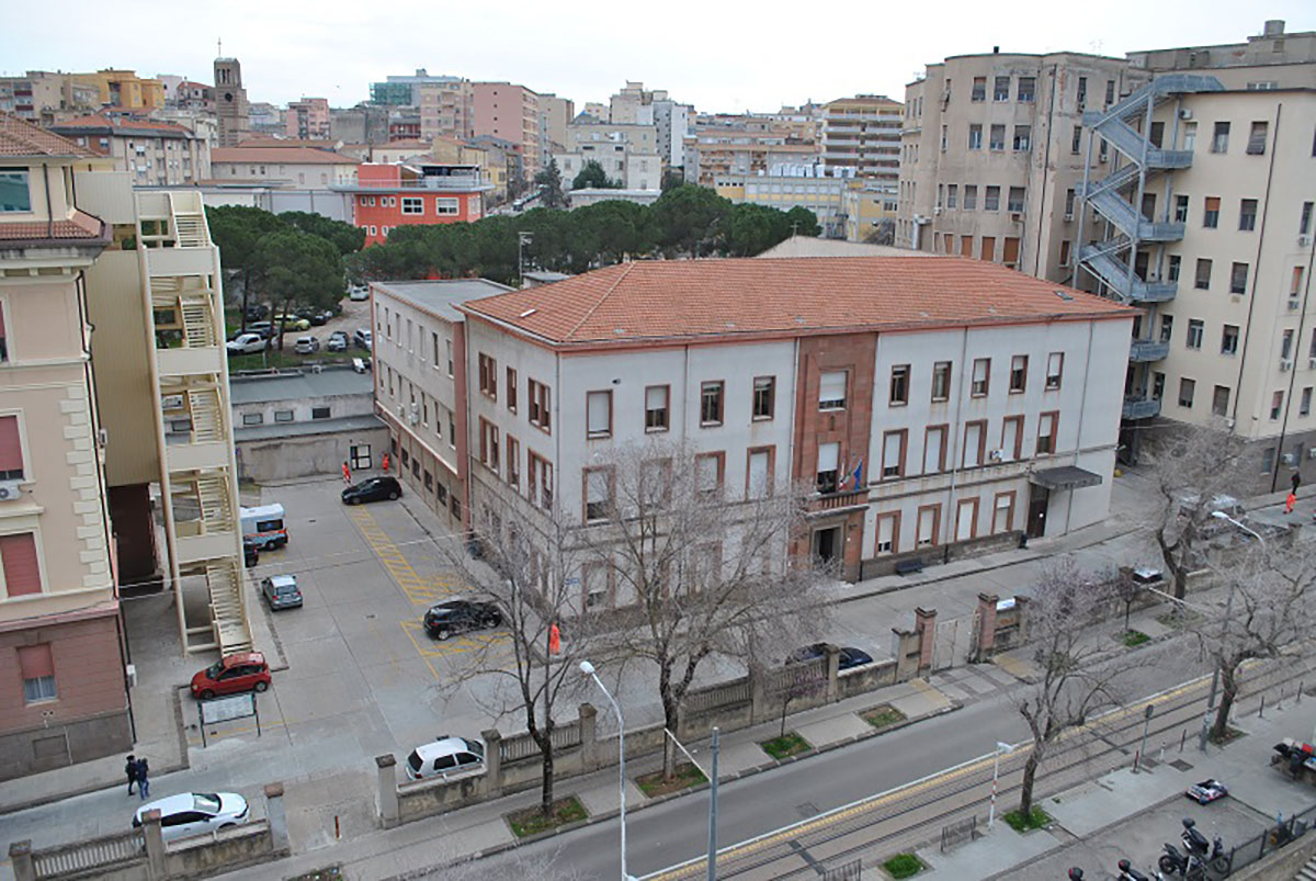 La Palazzina Bompiani di Sassari, sede della direzione AOU