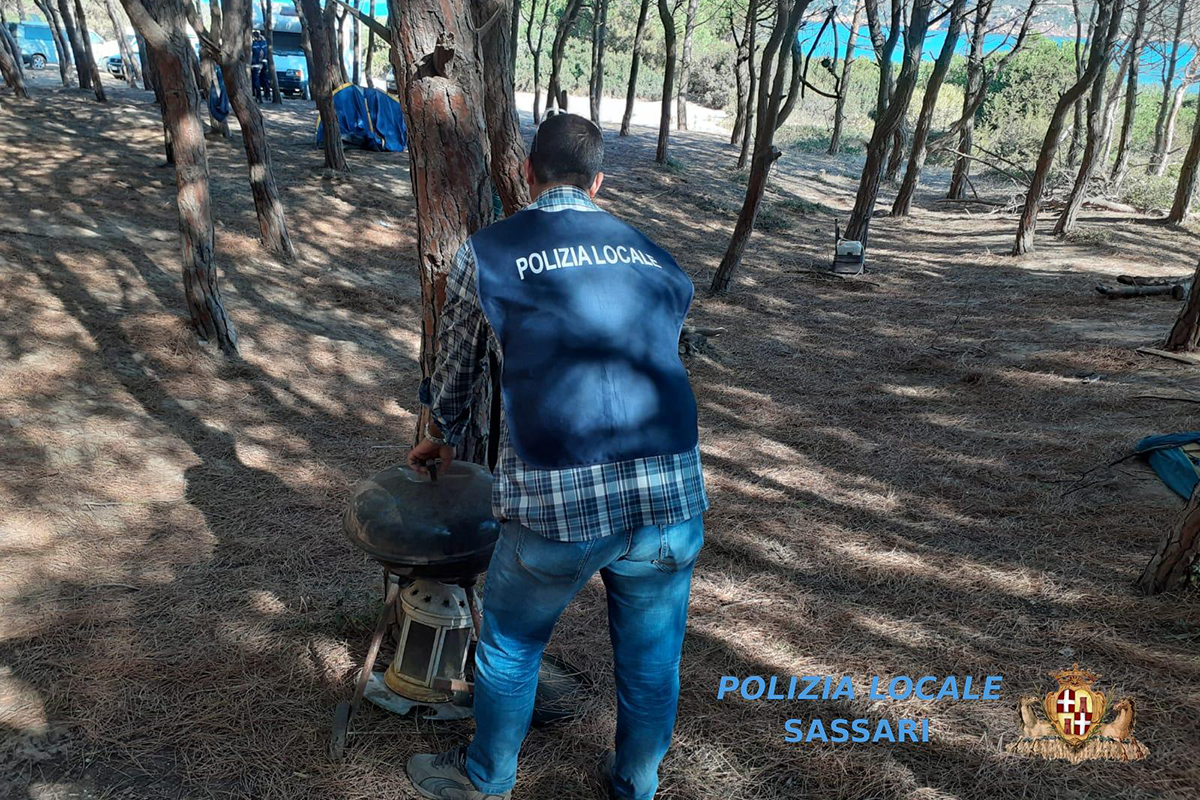 L'intervento a Porto Ferro