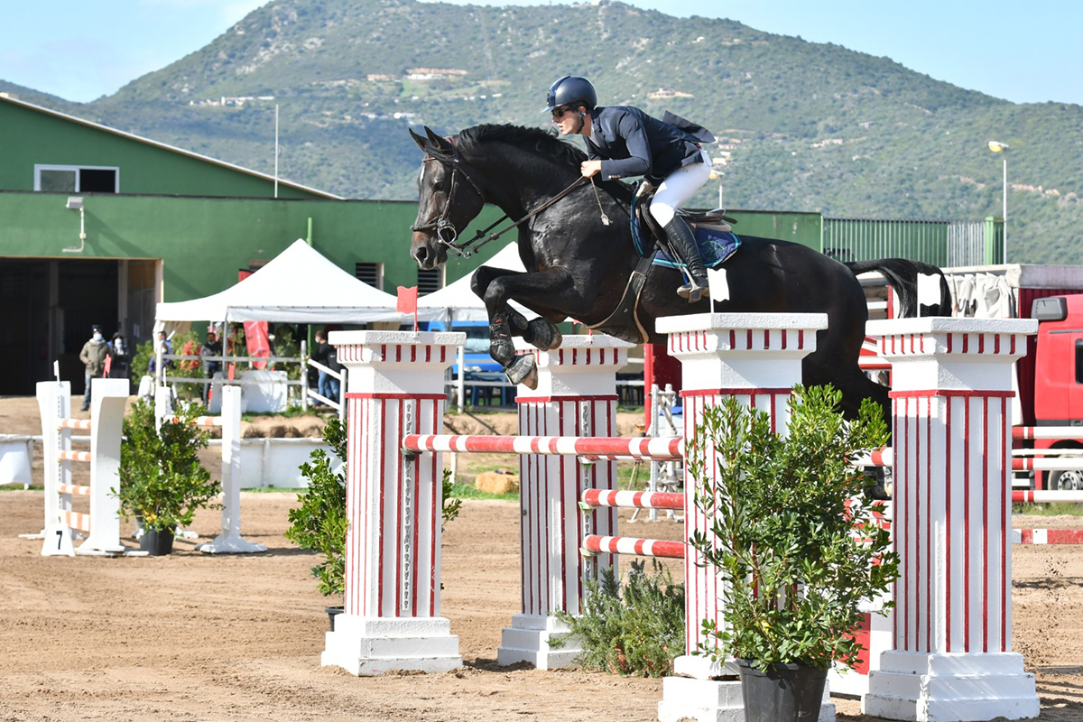 Giovanni Carboni su Rubacuori Baio. Foto Corbinzolu