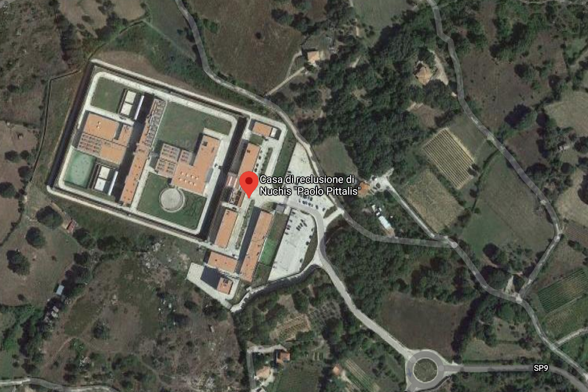 La Casa di reclusione di Nuchis "Paolo Pittalis". Immagine ©Google