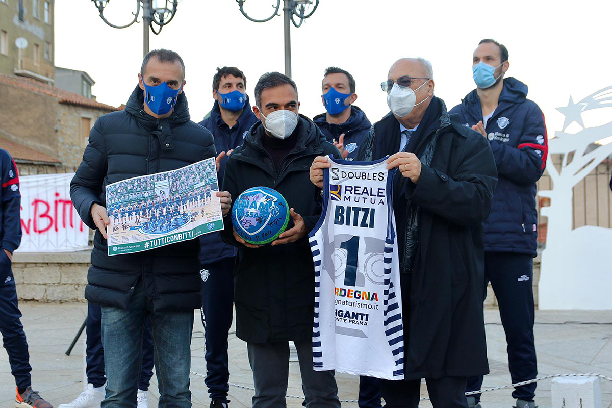 Gianmario Dettori, Giuseppe Pala, Giuseppe Cuccurese - Foto  dinamobasket.com