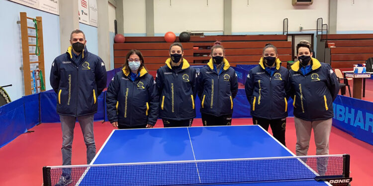 L'A1 femminile del Tennistavolo Norbello