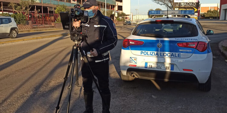 Telelaser Polizia locale Sassari