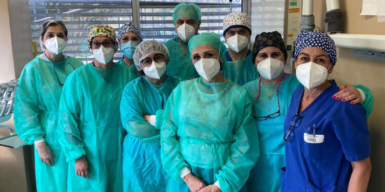 Il gruppo di Odontoiatria dell'Aou di Sassari