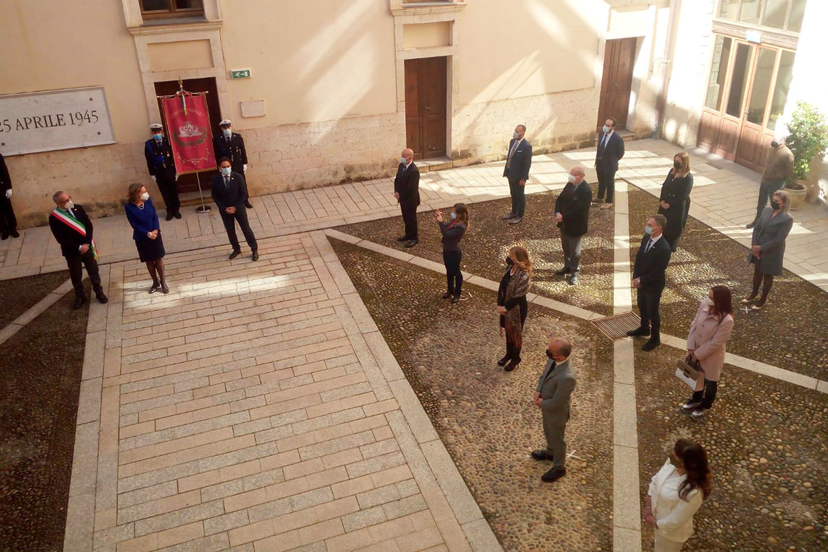 Sassari, celebrazioni per il 76esimo anniversario della Liberazione 