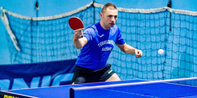 Tonino Pinna della Tennistavolo Sassari