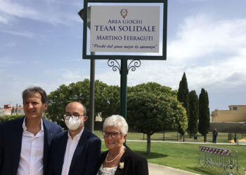 Cagliari, il sindaco Truzzu e i familiari di Martino Ferraguti