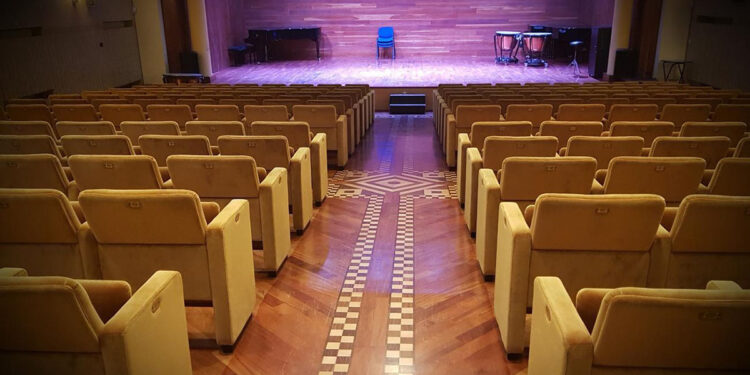 La Sala Sassu del Conservatorio Canepa di Sassari