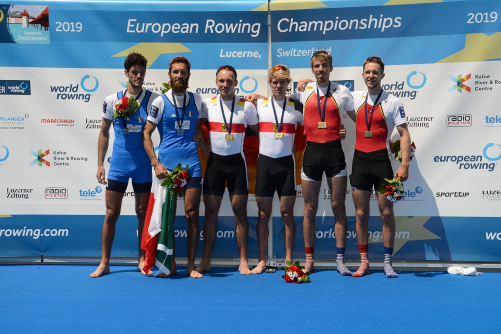 Il podio di Lucerna 2019. ? Mimmo Perna