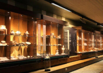 Una sala del Museo Archeologico Nazionale di Cagliari