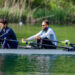 Stefano Oppo e Pietro Ruta durante l’allenamento. ?A. Carbonara | Canottaggio.org