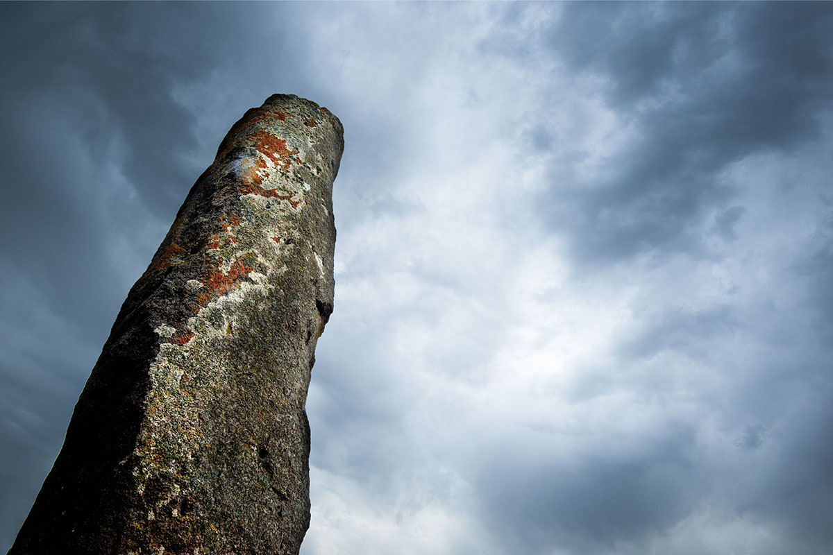 Villaperuccio, Menhir Luxia Arrabiosa. 📷 Nicola Castangia