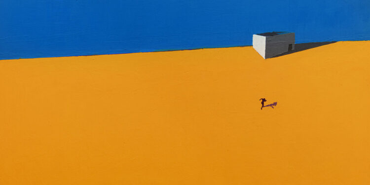 Giò Tanchis - Avevo perso il giallo....l'ho ritrovato (t.m. su tavola cm_100x100)