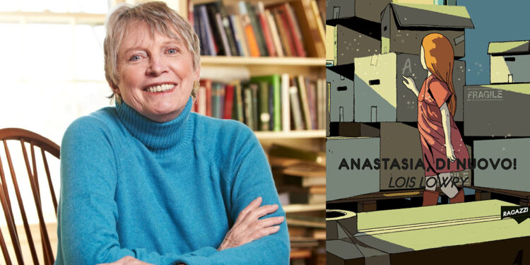 Lois Lowry nella sua casa di Cambridge