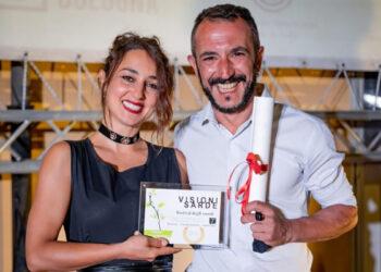 Roberto Carta riceve il Premio Giovani a Visioni Sarde 2020. ? Barbara Pau