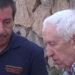 Ercole Contu e Nicola Castangia durante le riprese del documentario