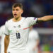 Nicolo Barella durante il match dei quarti di finale tra Italia e Belgio, 2 luglio 2021. 📷 Claudio Villa/Getty Images