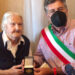 La signora Maria Perla con il presidente del Consiglio Comunale di Cagliari, Edoardo Tocco