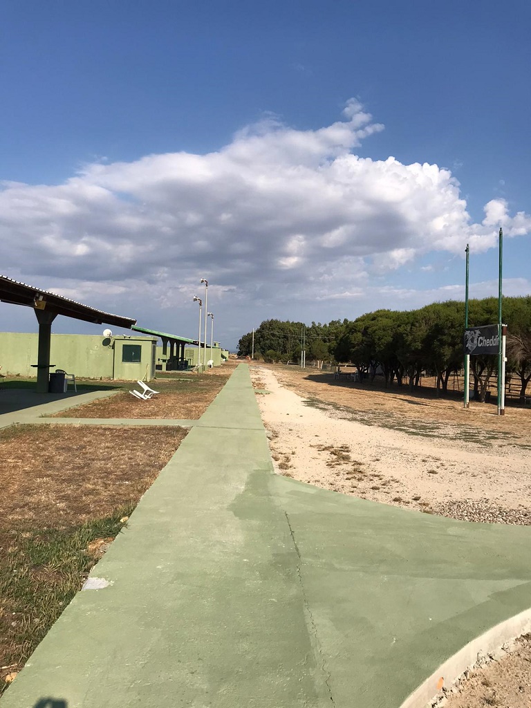 Passerelle per disabili nel campo di tiro a volo di Pabillonis