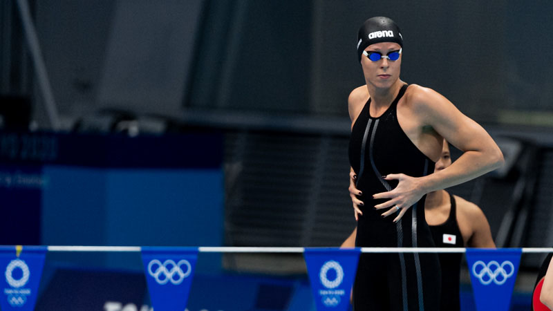 Federica Pellegrini alla finale della 4x100m mista di Tokyo2020  ? Giorgio Scala / Deepbluemedia / Insidefoto