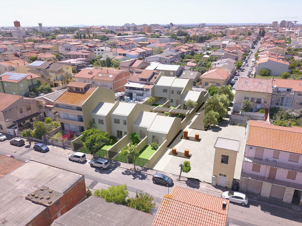 Gli alloggi di via Olbia a Oristano