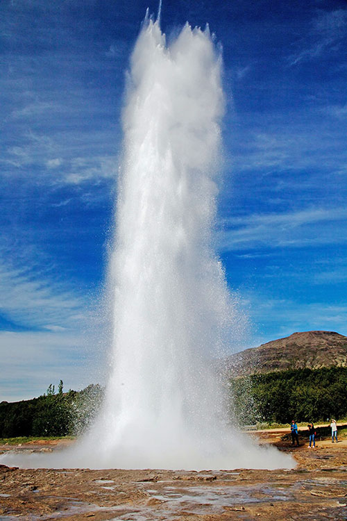 Islanda geyser