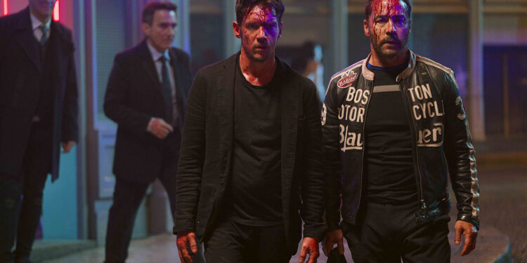 Jeremy Piven e Jonathan Rhys Meyers in “American Night”