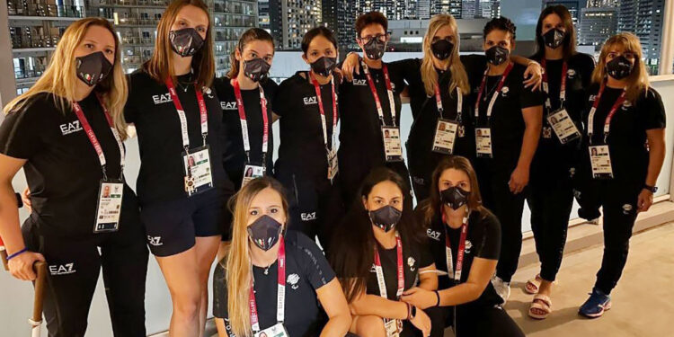 Le ragazze della nazionale italiana Sitting Volley